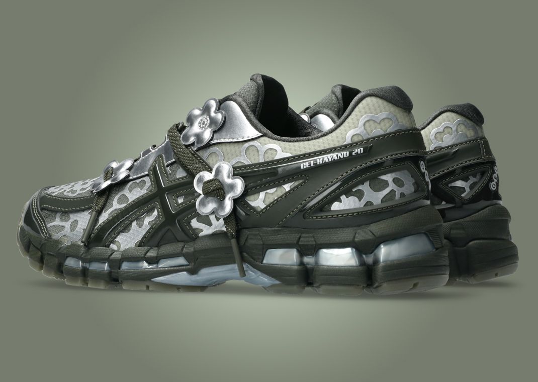 Cecilie Bahnsen x Asics Gel-Kayano 20 Olive Heel