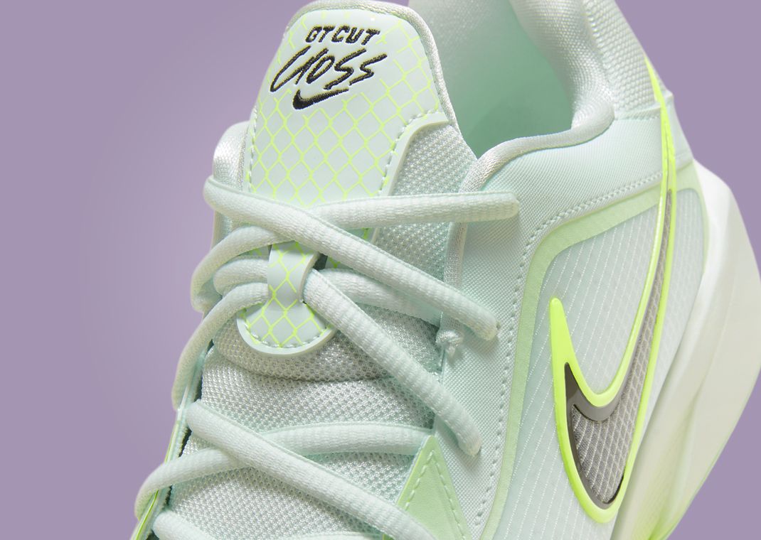 Nike GT Cut Cross Barely Green Tongue Tag