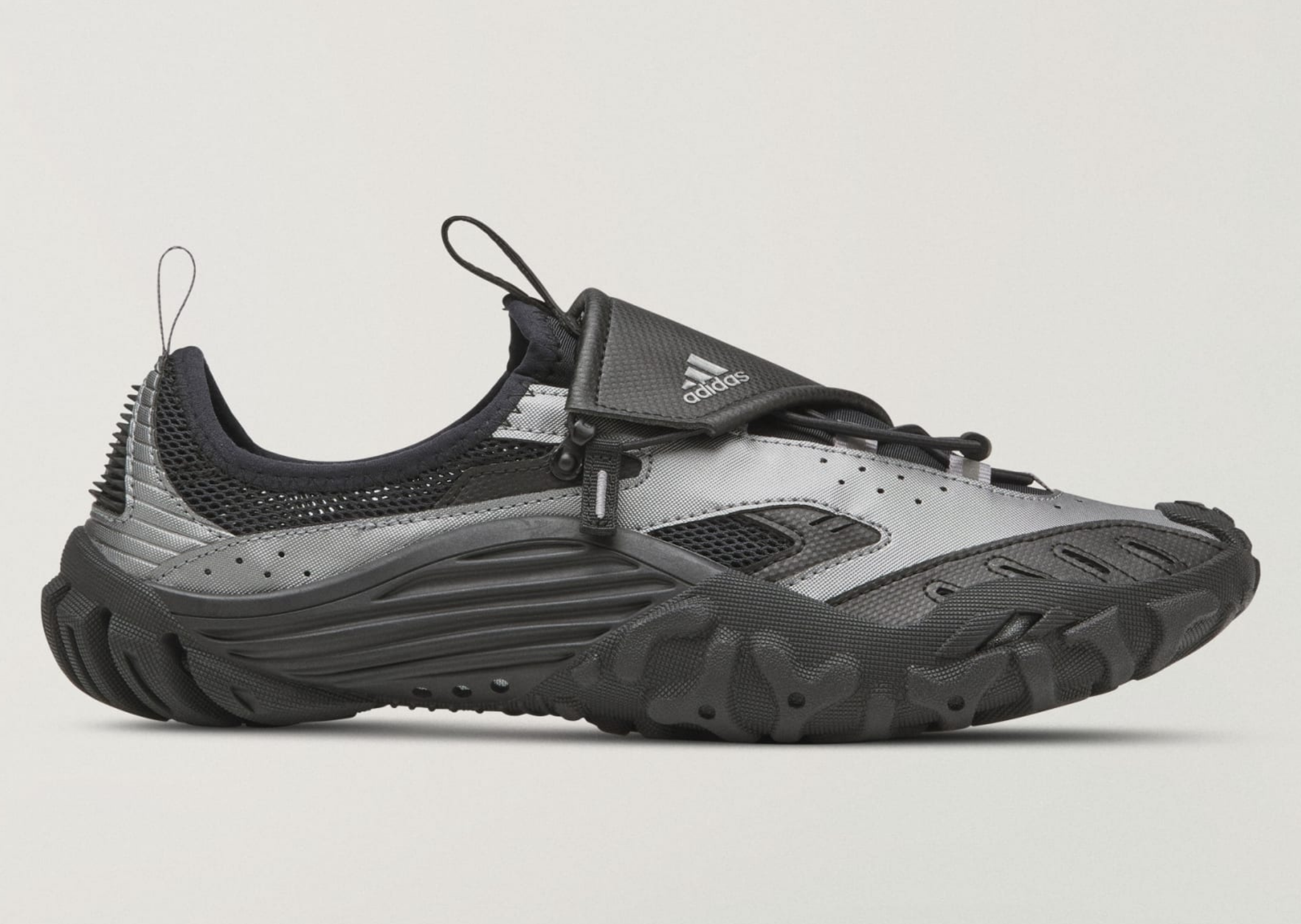 Pharrell Williams x adidas VIRGINIA Watermoc Silver - Lateral