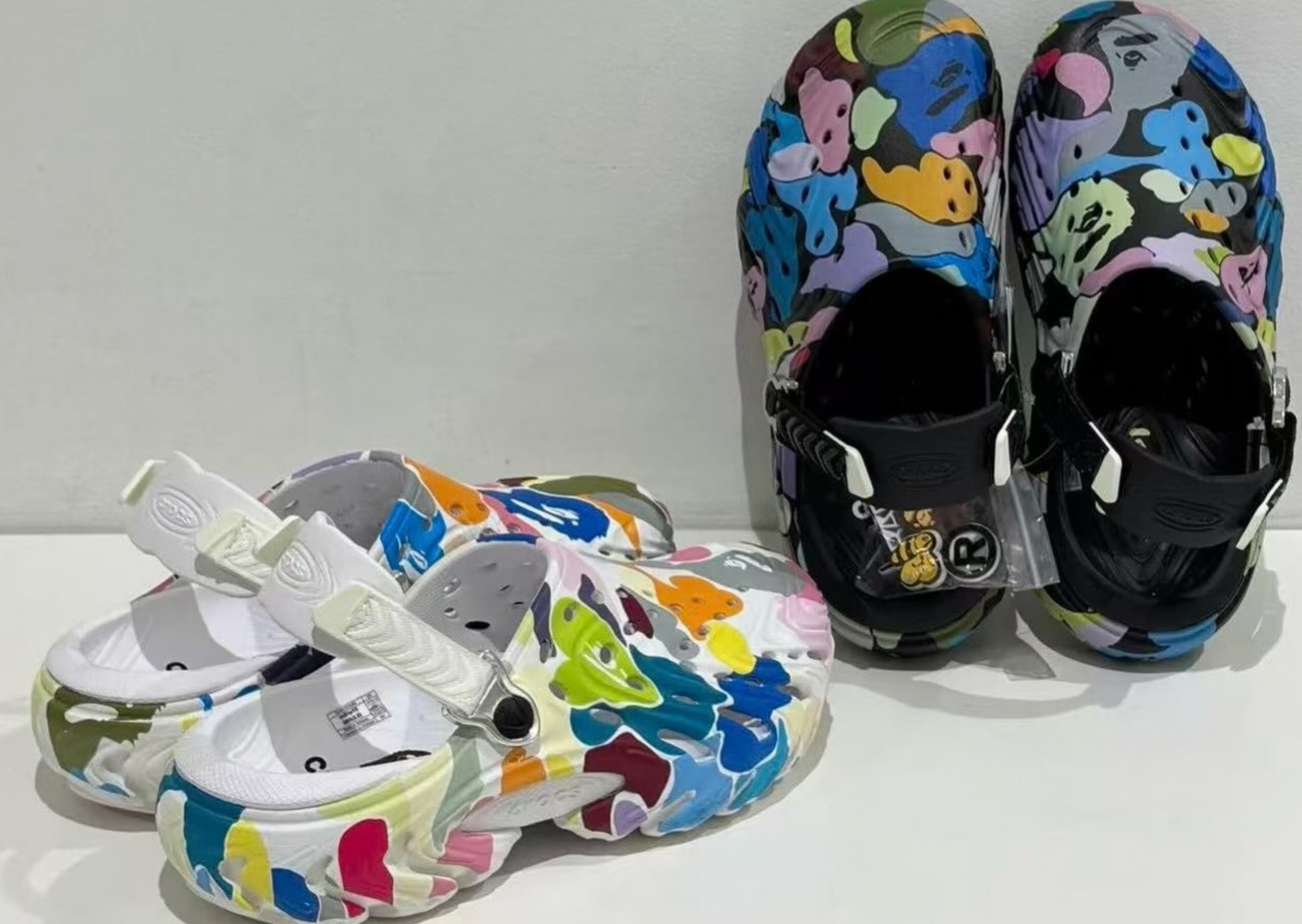 BAPE x Crocs Echo Clog 2 Pack