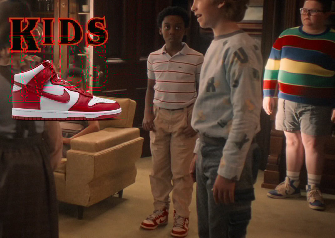 One of the kids wearing the Nike Dunk High St. Johns