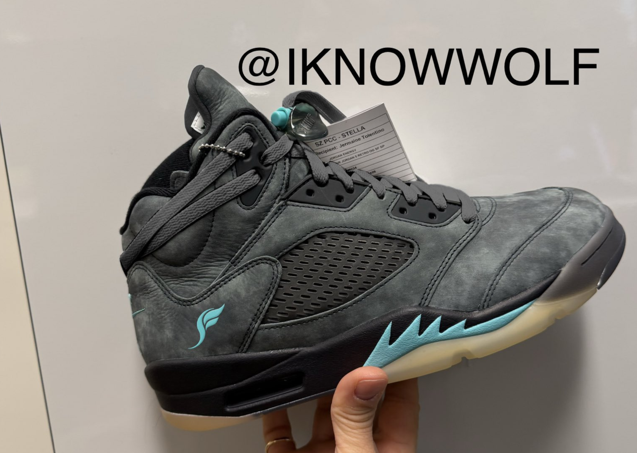 SoleFly x Air Jordan 5 Retro Black Aurora Green