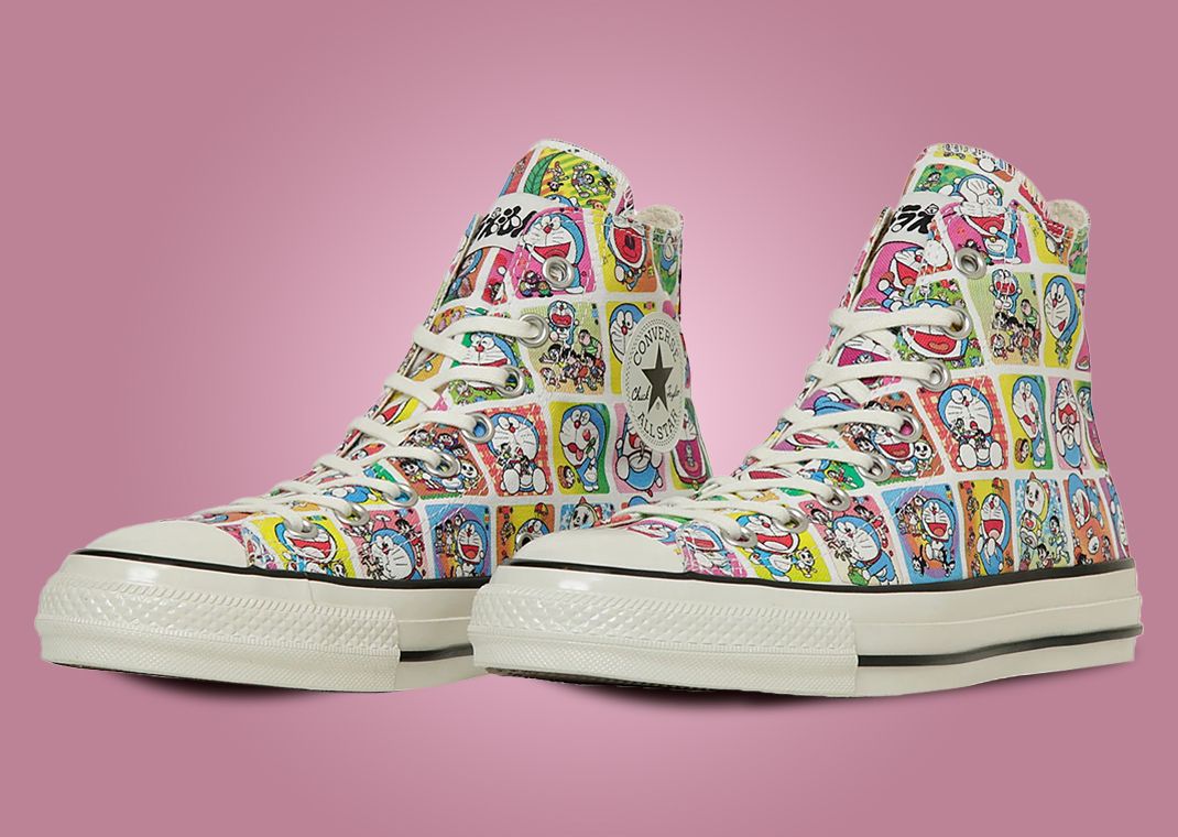 Doraemon x Converse All-Star Aged TC Hi Multi-Color Angle