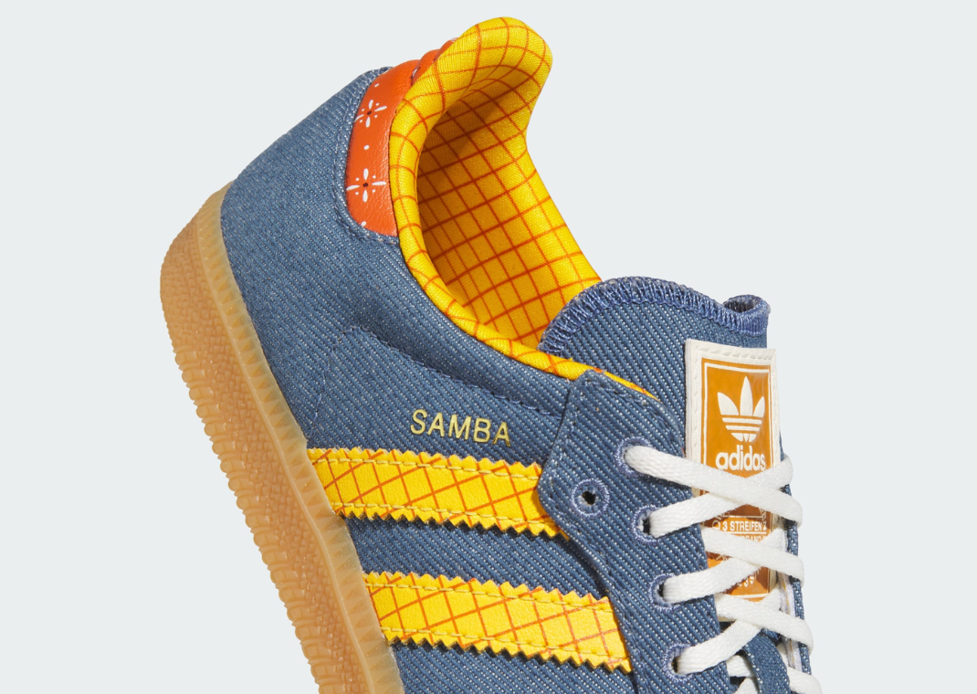 Toy Story x adidas Samba Woody - Heel Detail