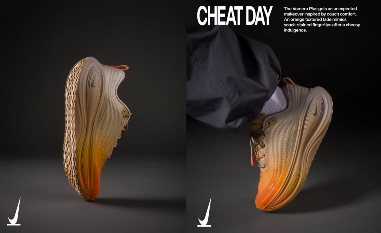 Cheeto Finger Fresh: Nike Adds Orange Dust to a New Vomero Plus