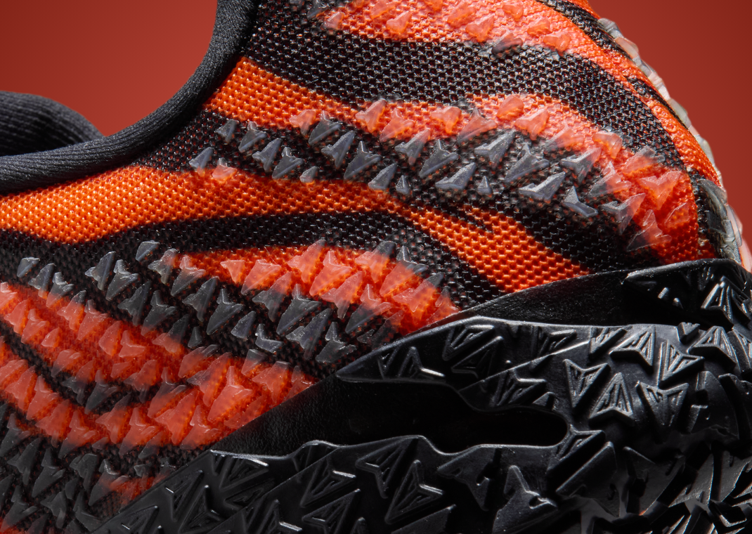 Nike Ja 3 Animal Pack Tiger heel details