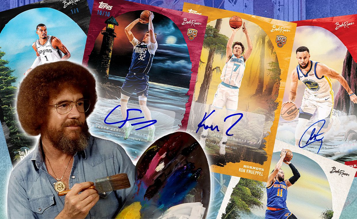 Topps reveals Bob Ross: The Joy of Basketball with Cooper Flagg rookie cards