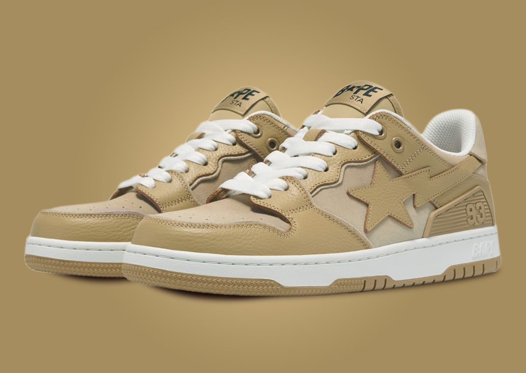 BAPE SK8 STA Gradient Beige Lateral