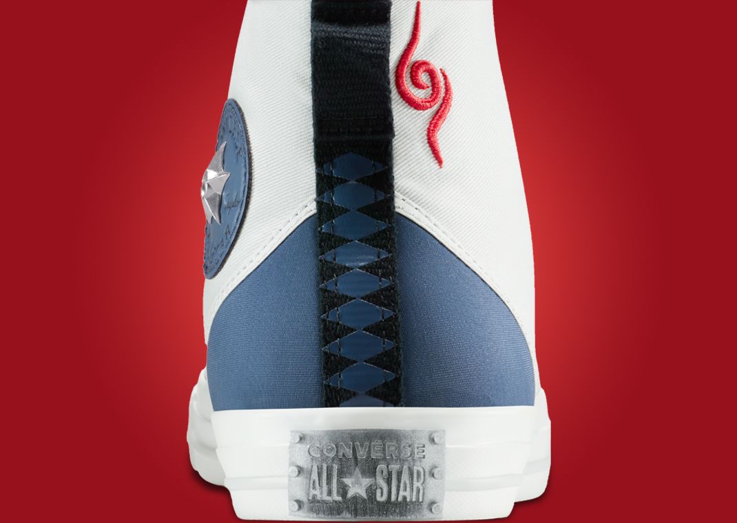 Naruto x Converse Chuck Taylor Kakashi Heel Detal