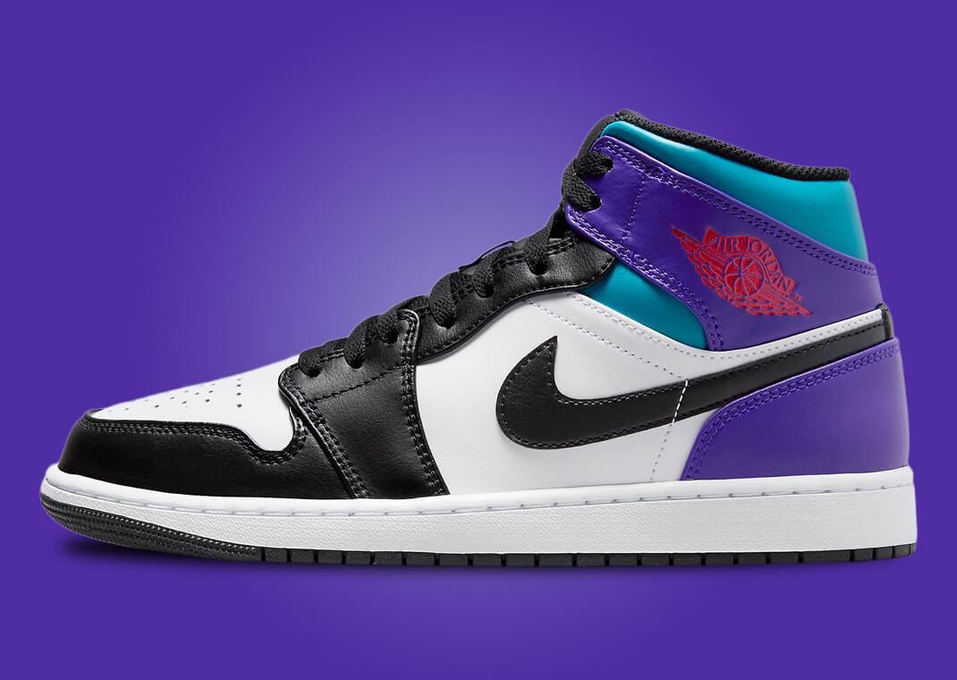 The Air Jordan 1 Mid Black Toe Grape Releases Holiday 2023