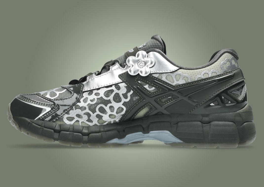 Cecilie Bahnsen x Asics Gel-Kayano 20 Olive Medial