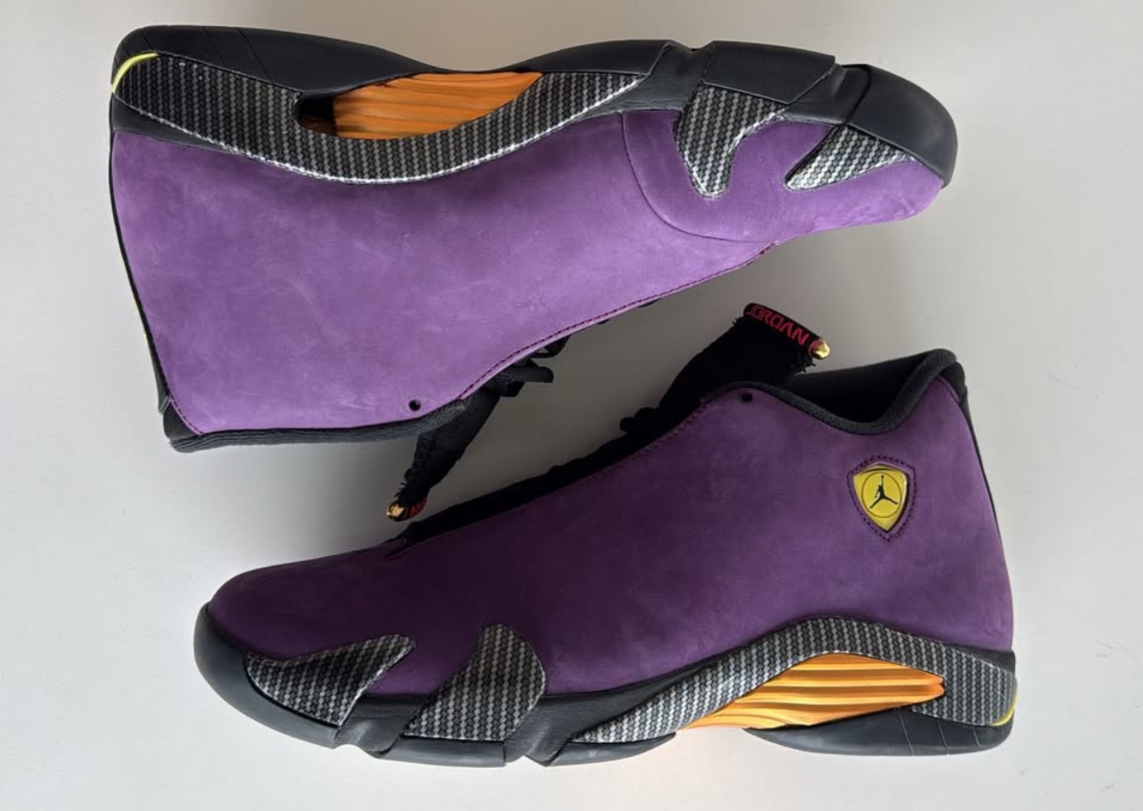 Air Jordan 14 Purple Suede Friends & Family Preview