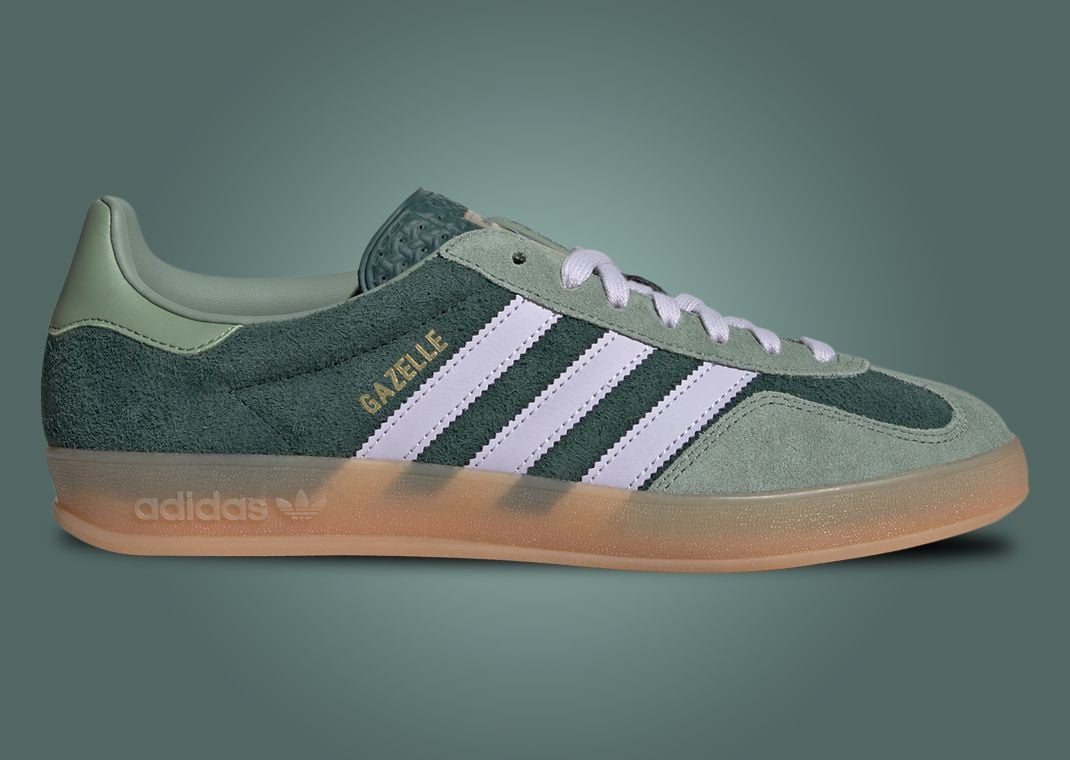 adidas Gazelle Indoor Mineral Green Silver Dawn