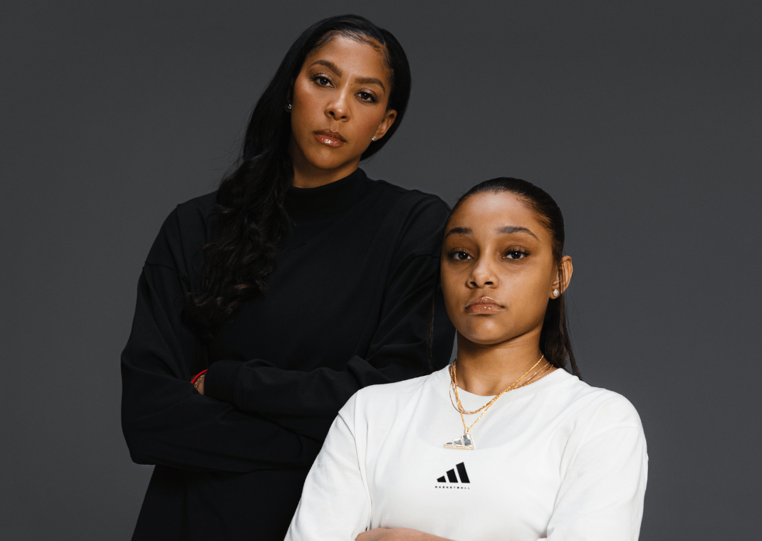 Candace Parker with Kaleena Smith