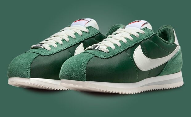 Dark Green Covers The Nike Cortez Fir 