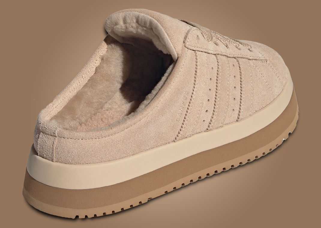 adidas Campus 00s Winter Low Magic Beige (W) - Heel Angle