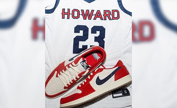 Howard University Showcases Its Air Jordan 1 Retro Low OG PE