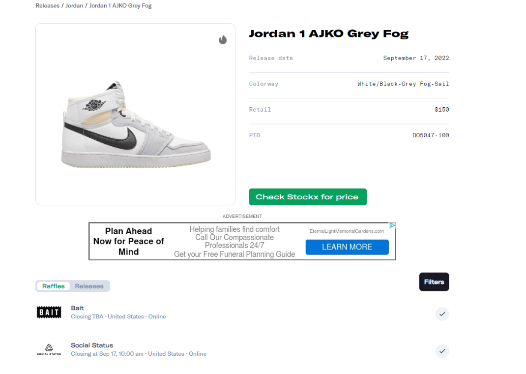 AJKO 1 Grey Fog Raffle Guide