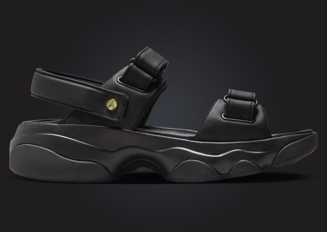 The Jordan Deja Sandal Black Metallic Gold Releases Summer 2024