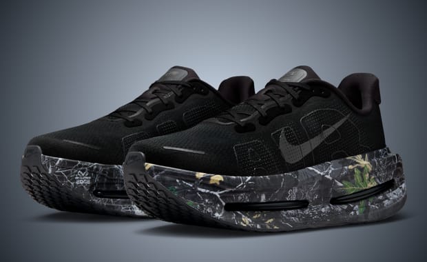 Nike Hides Running Shoe Pack Under Blacked Out Realtree Camo Print