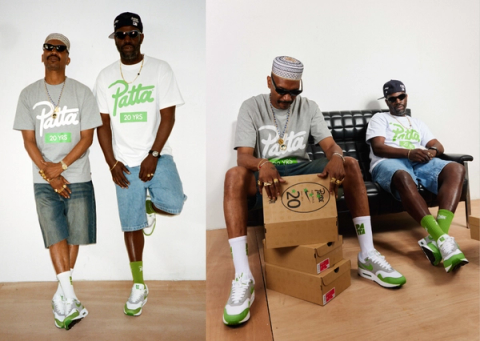 Patta x Nike Air Max 1 Chlorophyll 20th Anniversary Detial