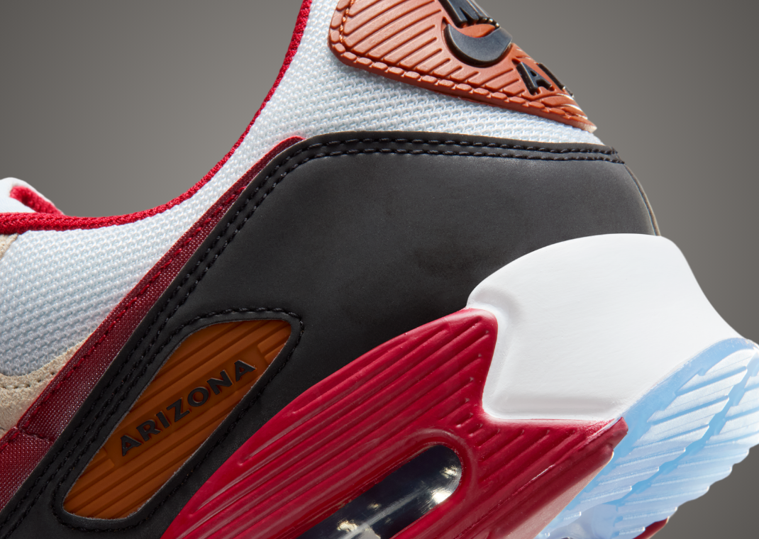NFL x Nike Air Max 90 Cardinals Heel Detail