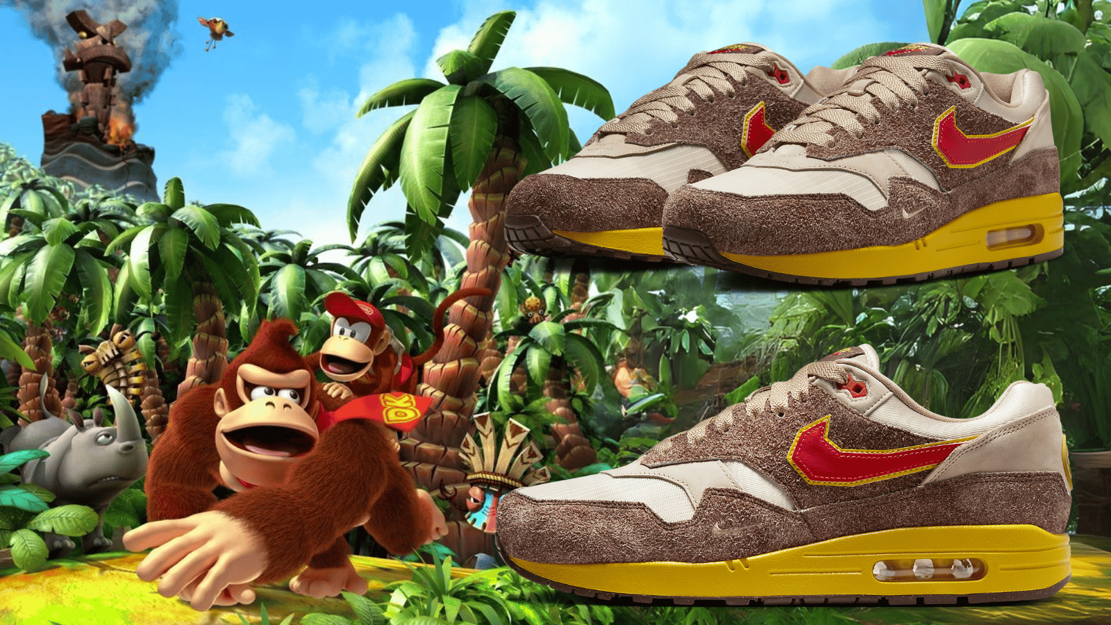.SWOOSH x Nike Air Max 1 Big Head Origins Donkey Kong Inspired Cover