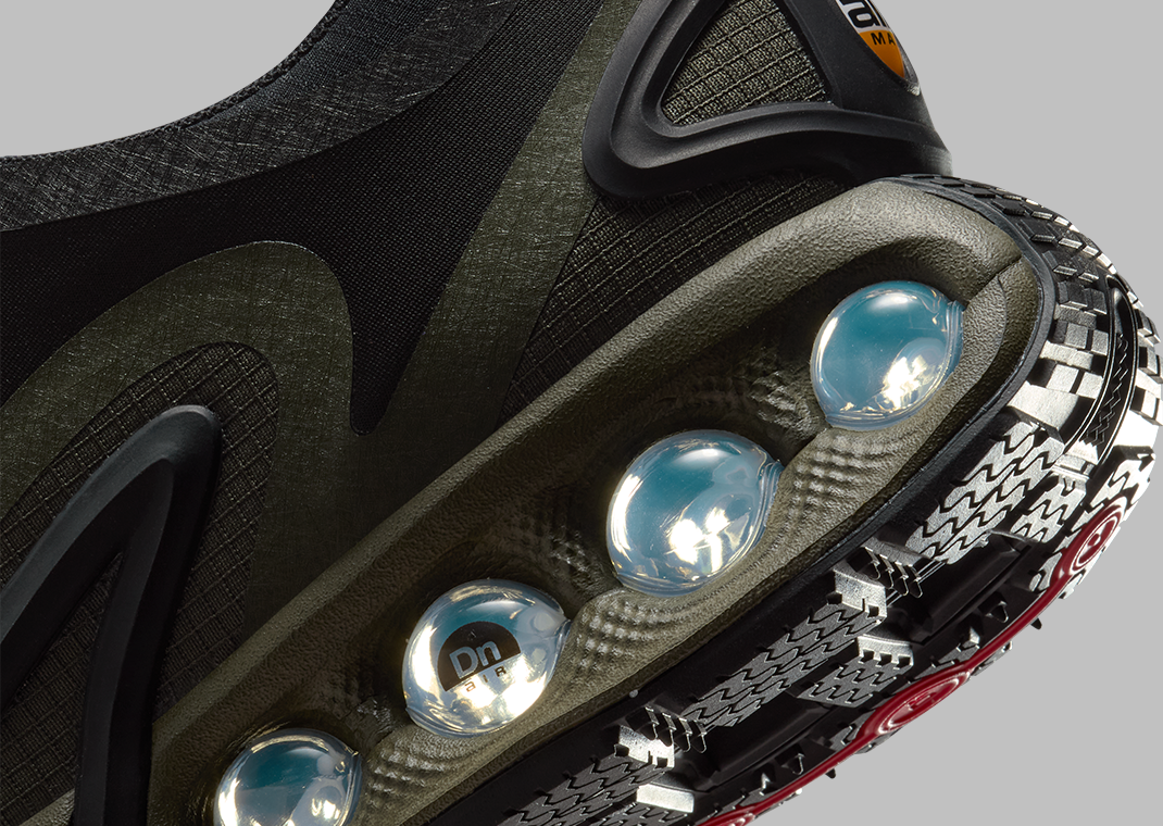 Nike Air Max DN Roam Black Cargo Khaki - Heel Detail