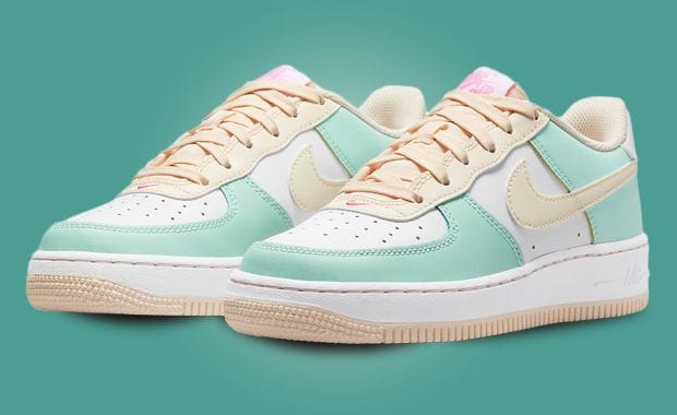 The Nike Air Force 1 Low Emerald Rise Guava Ice Pink Spell Will Be A Kids Exclusive