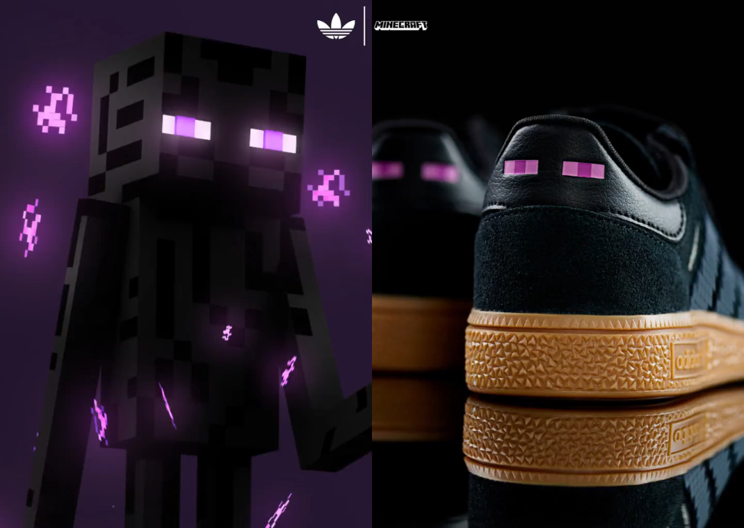 Minecraft x adidas Handball Spezial Enderman