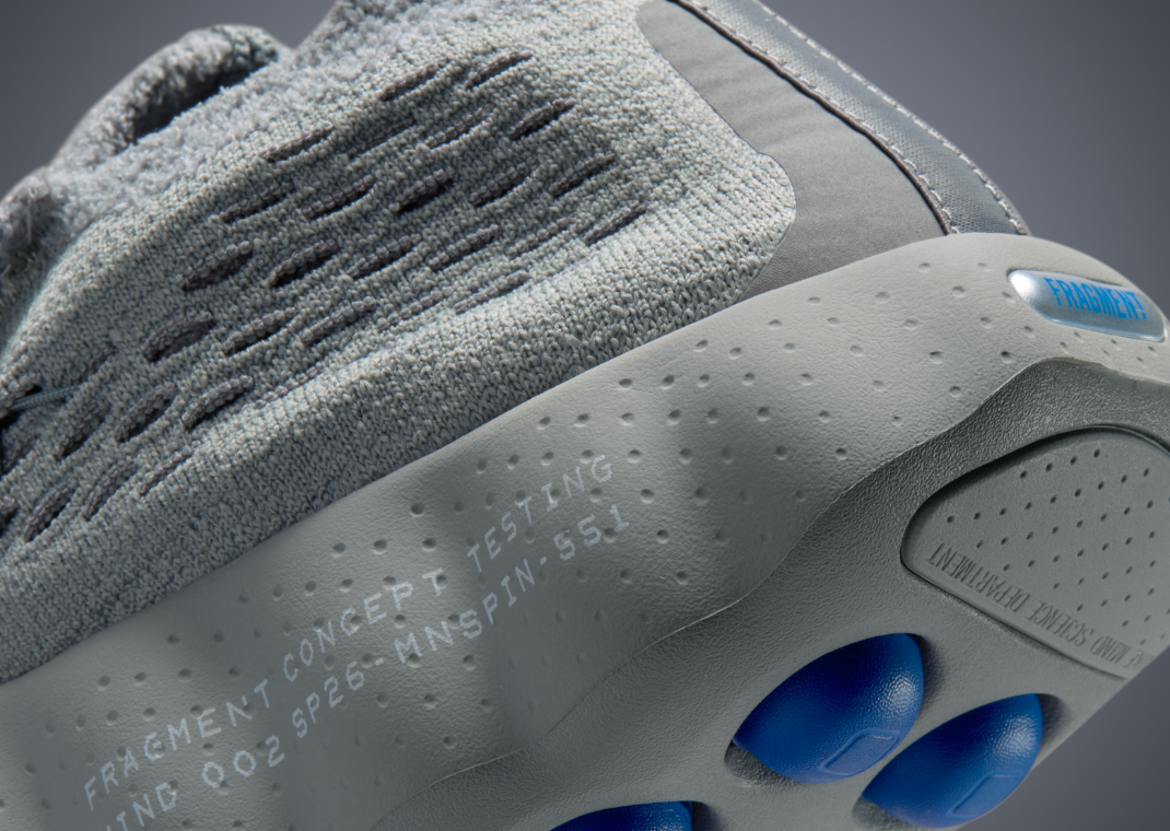 fragment design x Nike Mind 002 Grey - Heel Detail
