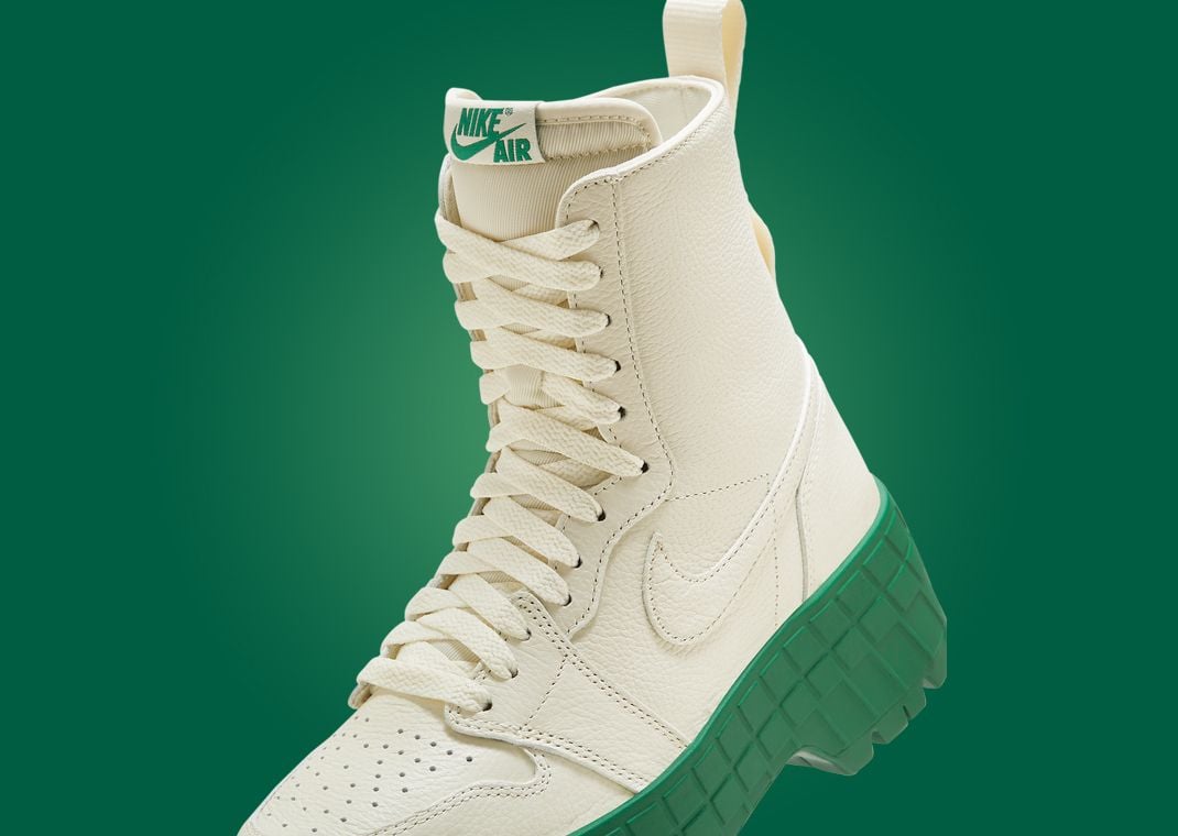 The Air Jordan 1 Brooklyn Coconut Milk Pine Green Releases The Air Jordan 1 Brooklyn Coconut Milk Pine Green Releases