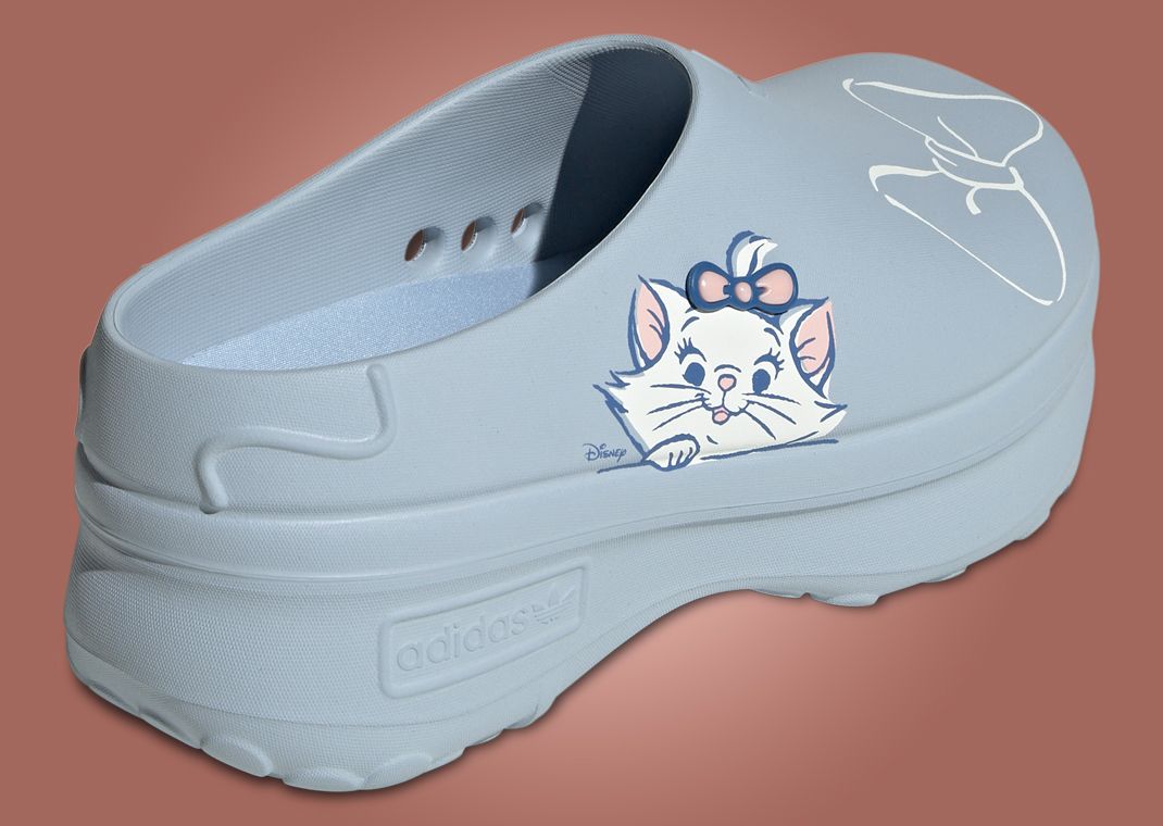 Disney’s The Aristocats x adidas Adifom Stan Mule Focus Blue (W) Heel Angle