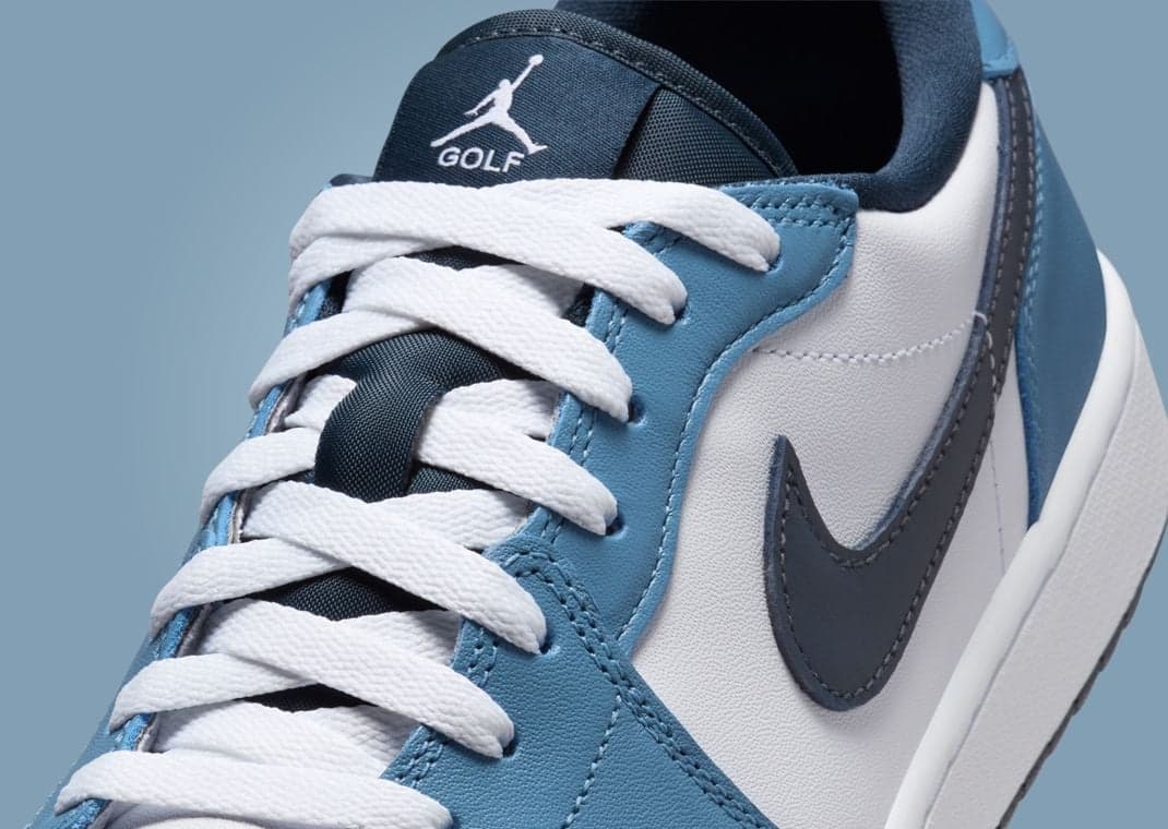 The Air Jordan 1 Low Golf White Aegean Storm Releases July 2024