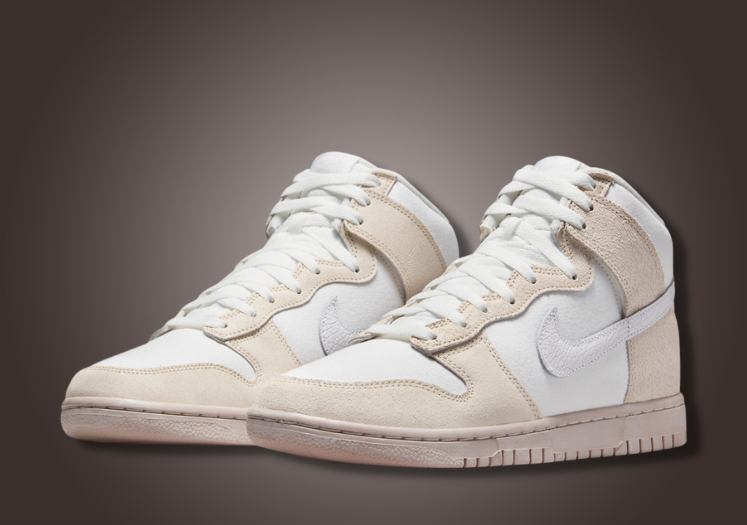 Nike Dunk High EMB Phantom Pink Oxford