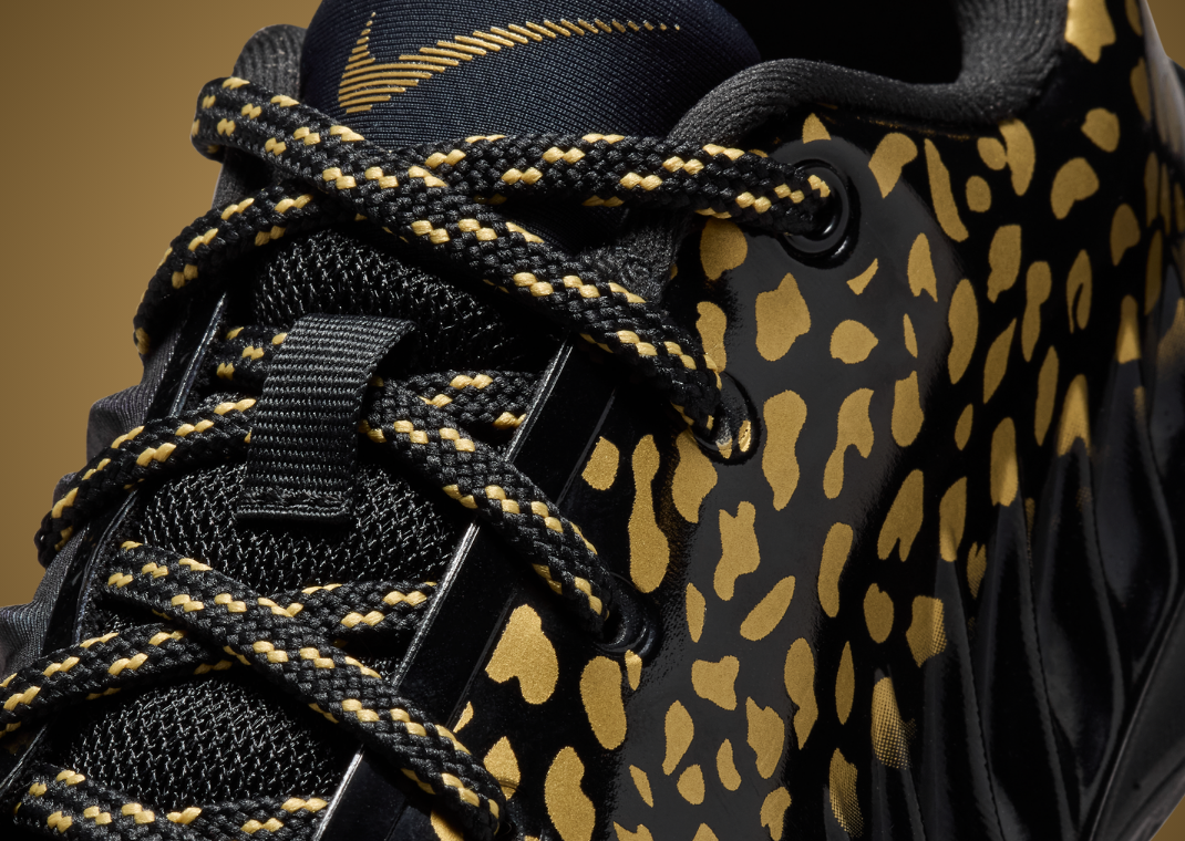 Victor Wembanyama x Nike GT Cut 4 Gold Panther PE - Detail