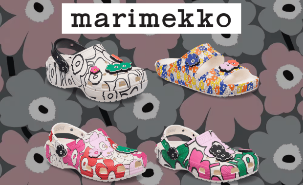 The Marimekko x Crocs Collection Releases April 2025
