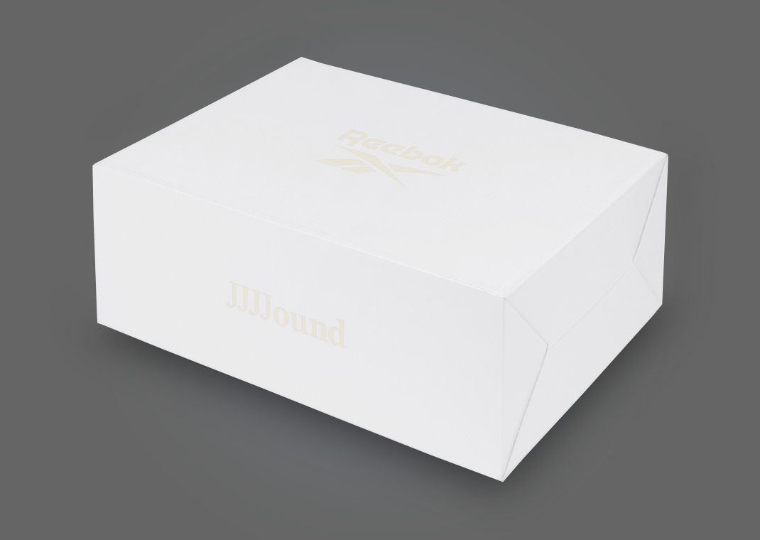JJJJound x Reebok Club C Tan Packaging