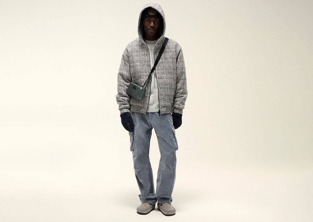 Kith x Birkenstock London Braided Winter 2024 Grey On Foot