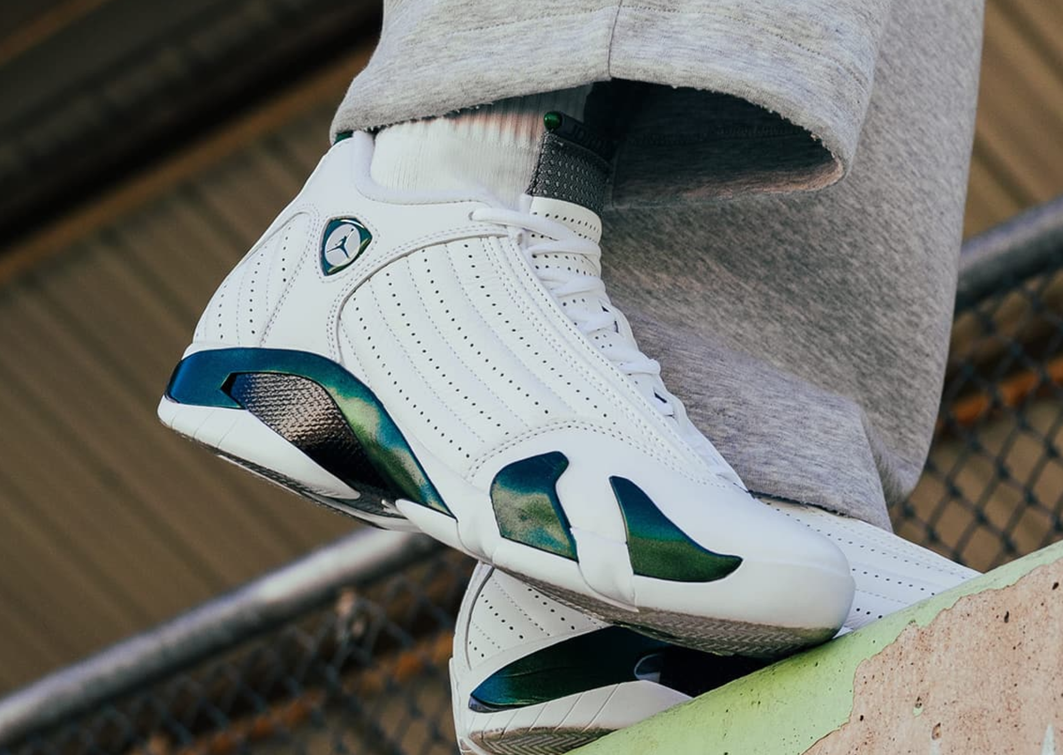 Air Jordan 14 Retro Forest Green