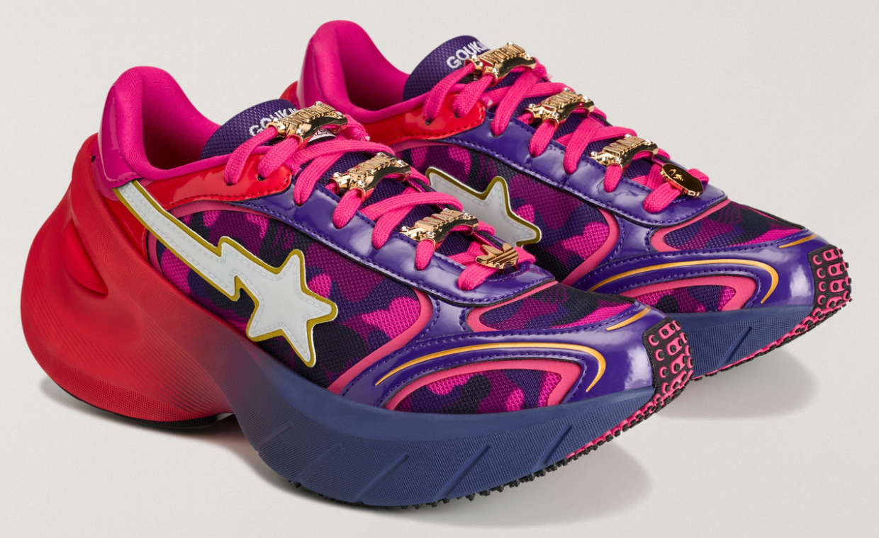 BAPE’s Latest adidas Collab is a Loud Purple and Pink Gradient Goukana 