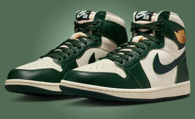 The Women’s Air Jordan 1 Retro High OG Pale Ivory Pro Green Releases Holiday 2025