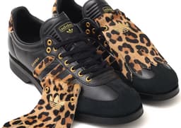 adidas Samba Bowling Leopard Print - Detail