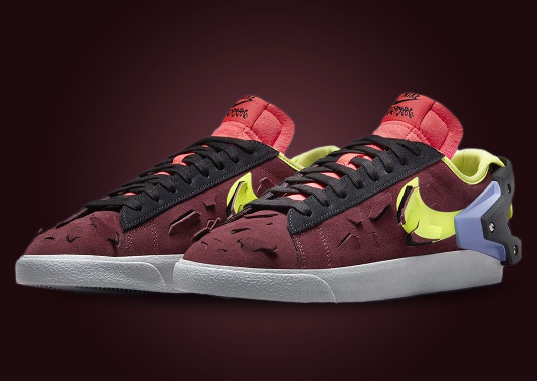 新品！ACRNM NIKE BLAZER LOW NIGHT MAROON ACRONYM® x Blazer Low 'Night Maroon' (DN2067-600) Release