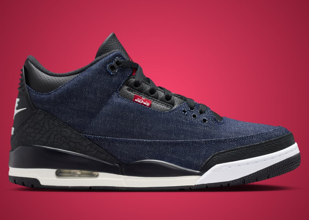 The Levi's x Air Jordan 3 Rigid is a Classic Clad in Raw Denim The Levi's x Air Jordan 3 Rigid is a Classic Clad in Raw Denim