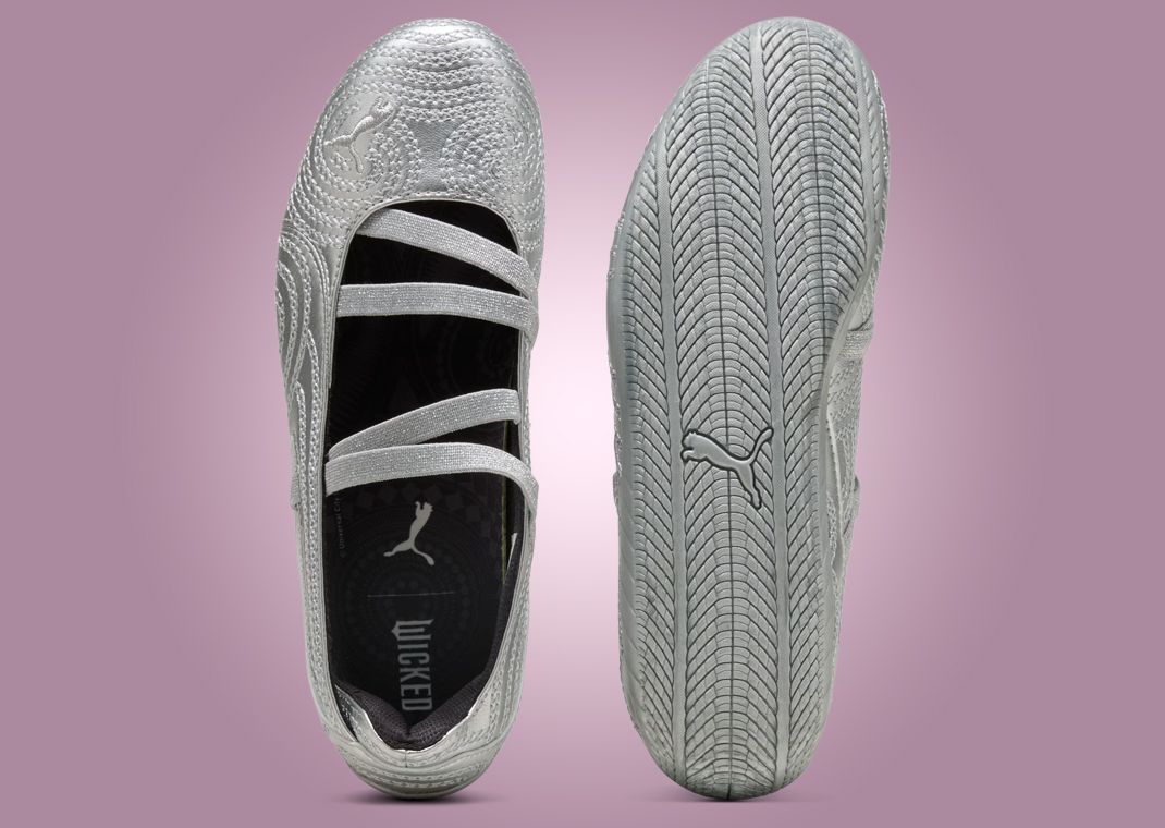 Wicked x Puma Speedcat Ballet Silver Slippers (W) - Top & Bottom