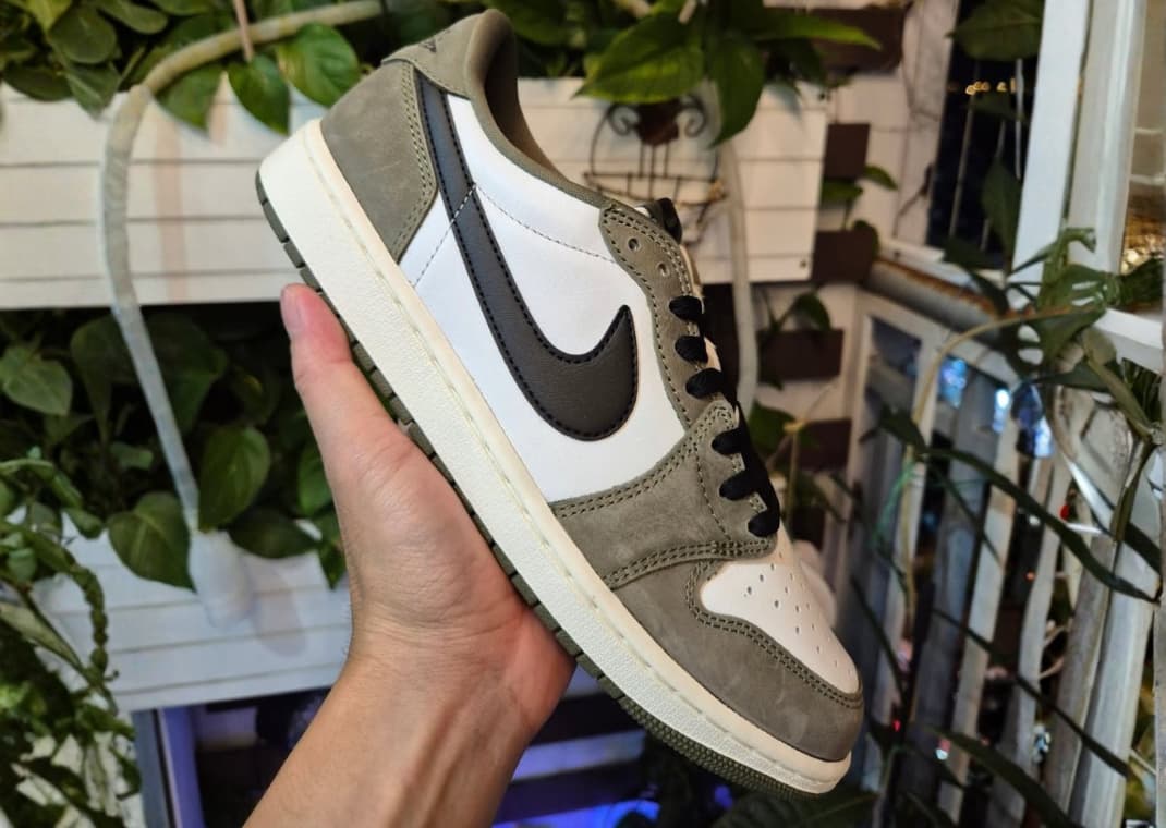 Jordan Reimagined the Air Jordan 1 Medium Olive as a Low for