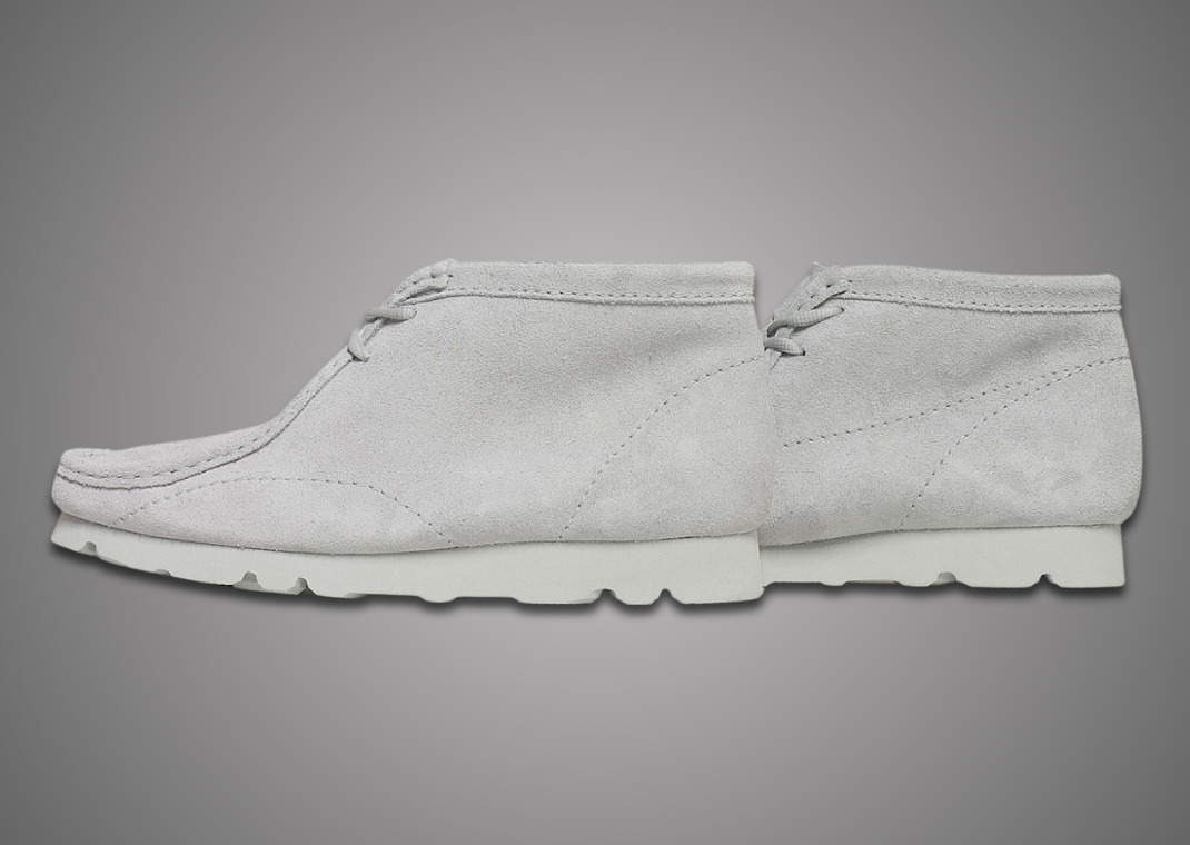 Post Archive Faction x Clarks Originals Wallabee Boot Grey - Back Angle