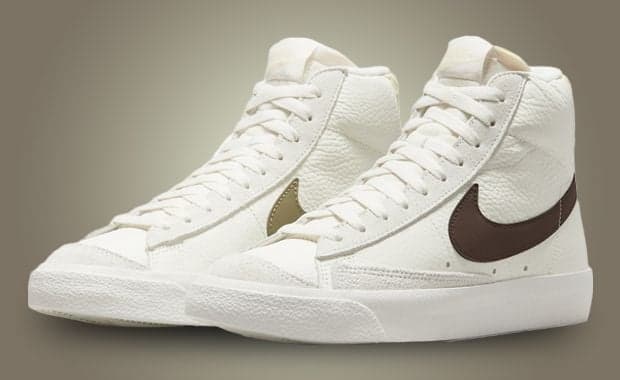 Snakeskin Detailing Slithers Towards The Nike Blazer Mid 77 Python Heel