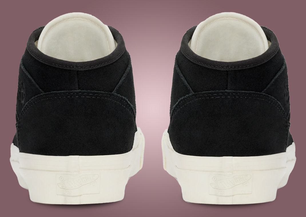 JJJJound x Vans Half-Cab Black White Heel